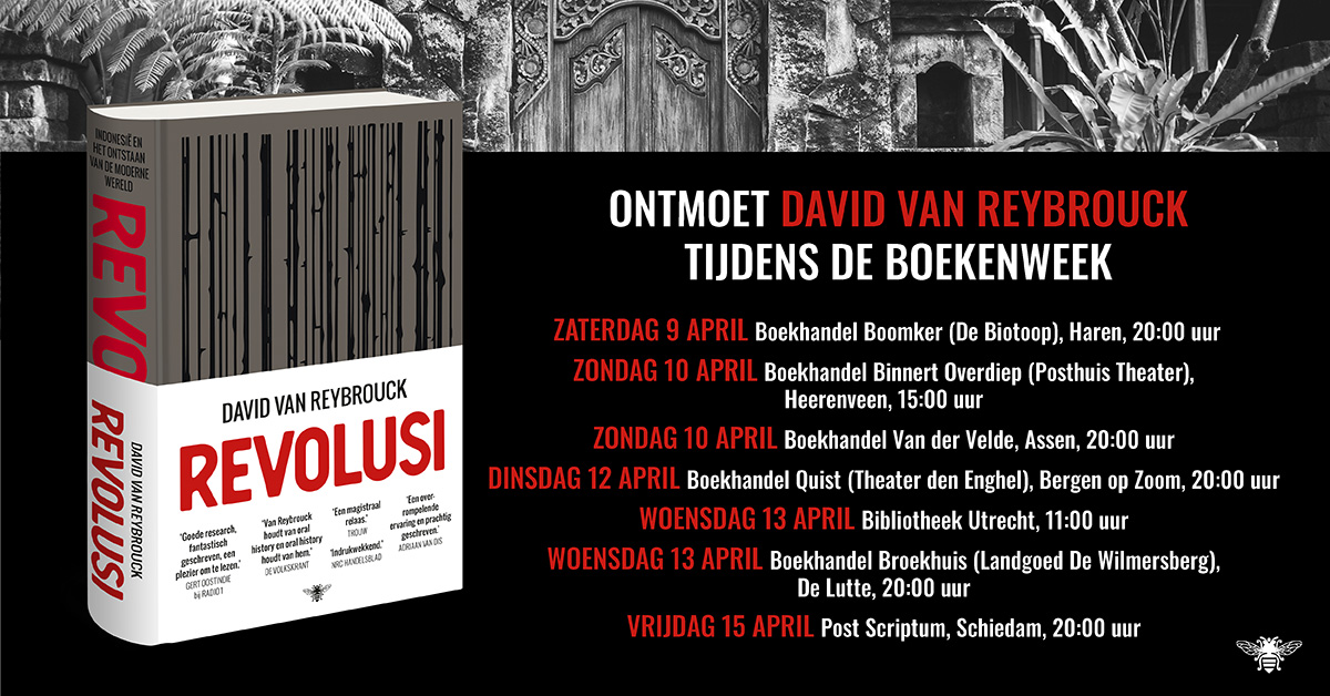 Optredens van David Van Reybrouck - De Bezige Bij