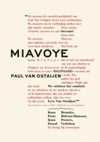 Miavoye - Pascal Verbeken, Koen Peeters