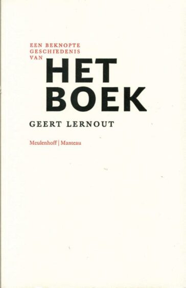 Een beknopte geschiedenis van het boek