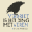 Verdriet is het ding met veren