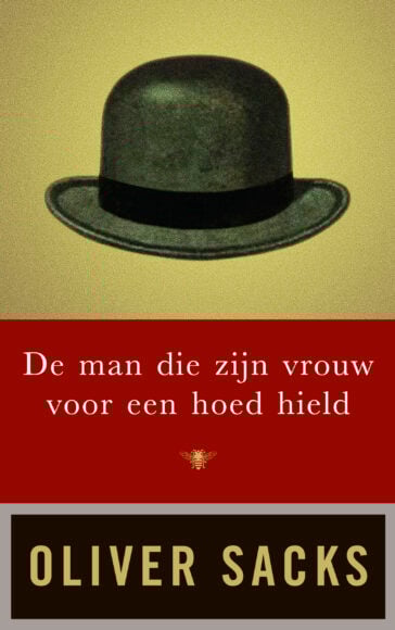 De man die zijn vrouw voor een hoed hield